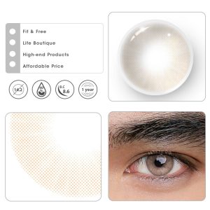 Coloredeye Hid II Ocre Prescription Men Colored Contact Lenses