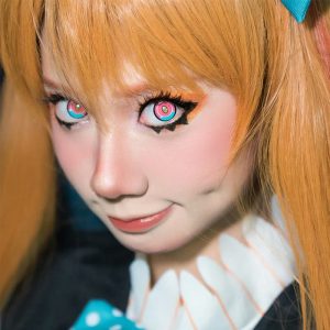 Coloredeye Blind Titan Pink Cosplay Colored Contact Lenses