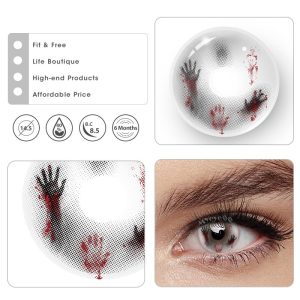 Coloredeye Soul's Grasp  White Cosplay Colored Contact Lenses丨6 Months