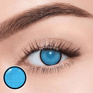 Coloredeye Blind Blue Mesh Cosplay Colored Contact Lenses