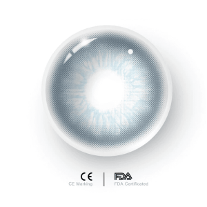 Coloredeye Unspoken Mirage Blue Prescription Colored Contact Lenses