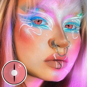 Coloredeye Blind Kamado Nezuko Ghost Prescription Cosplay Colored Contact Lenses