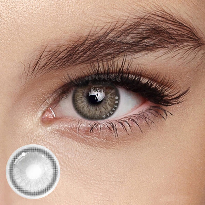 Coloredeye Nordic DNA Grey Prescription Colored Contact Lenses