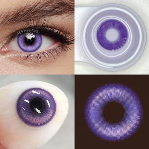 Coloredeye Magic Coral Blue Violet Prescription Colored Contact Lenses