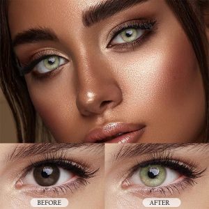 Coloredeye Ocean Brown Green Prescription Colored Contact Lenses