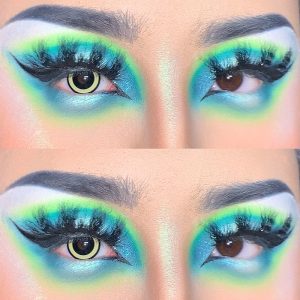 Coloredeye Nebulos Yellow Cosplay Colored Contact Lenses