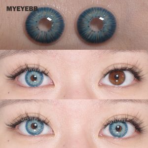 Coloredeye New York III Blue Prescription Men Colored Contact Lenses