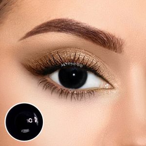 Coloredeye Blind Mini Sclera Black Out Cosplay Colored Contact Lenses