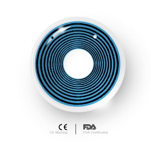 Coloredeye Blue Swirl Prescription Cosplay Colored Contact Lenses