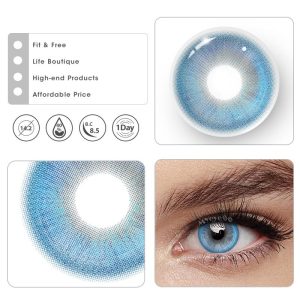 Coloredeye Moss Blue Colored Contact Lenses丨1 Day