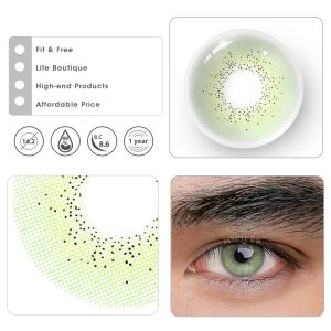 Coloredeye Ocean Green Prescription Men Colored Contact Lenses