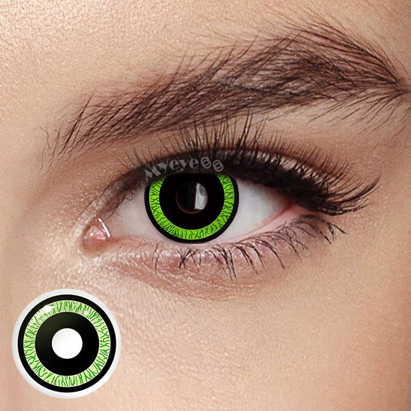 Coloredeye Nebulos Green Cosplay Colored Contact Lenses