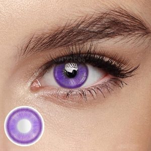 Coloredeye Magic Coral Violet Prescription Colored Contact Lenses