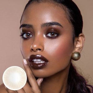 Coloredeye Hid II Ocre Prescription Colored Contact Lenses