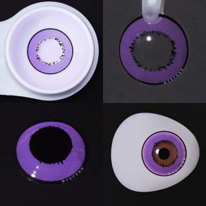 Coloredeye Elements Violet Prescription Cosplay Colored Contact Lenses