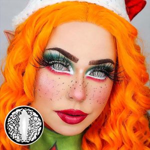 Coloredeye Blind Lizard Eye Sliver Cosplay Colored Contact Lenses