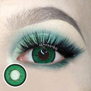 Coloredeye Genshin Impact Green Prescription Cosplay Colored Contact Lenses