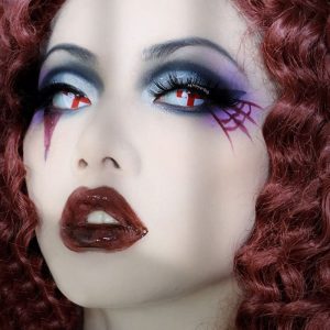 Coloredeye Blind Red Cross Cosplay Colored Contact Lenses