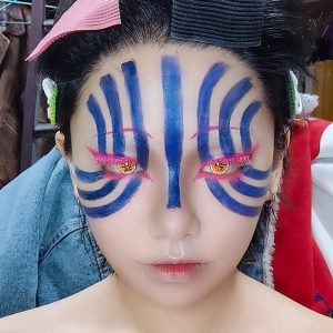 Coloredeye Blind Akaza Cosplay Colored Contact Lenses