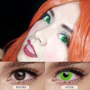 Coloredeye Light Green Block Cosplay Colored Contact Lenses