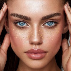 Coloredeye Gold Glitter Freckles Makeup Patches