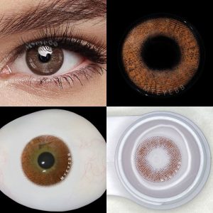 Coloredeye Queen Brown Prescription Colored Contact Lenses