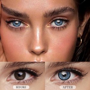 Coloredeye Norko Blue Prescription Colored Contact Lenses