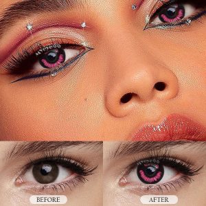 Coloredeye Demon Slayer Prescription Cosplay Colored Contact Lenses