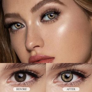 Coloredeye Pearlescent Brown Prescription Colored Contact Lenses