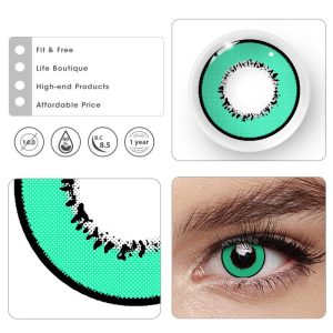 Coloredeye Elements Green Prescription Cosplay Colored Contact Lenses