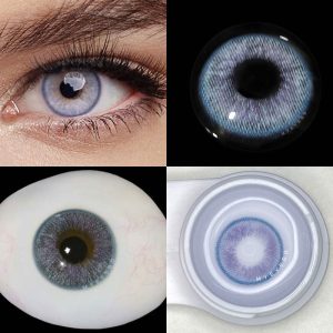 Coloredeye Genshin Moon Blue Prescription Colored Contact Lenses