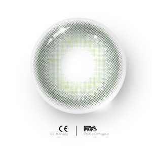 Coloredeye DNA Taylor II Green Prescription Colored Contact Lenses