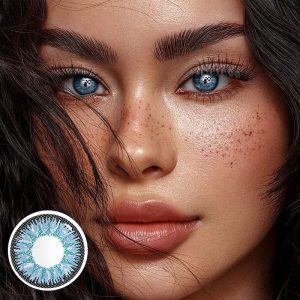 Coloredeye Wild Nature Blue Prescription Colored Contact Lenses