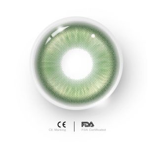 Coloredeye Magic Coral Green Prescription Colored Contact Lenses