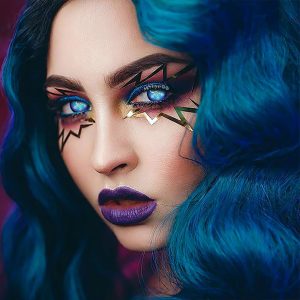 Coloredeye Blind Snowflake Cosplay Colored Contact Lenses