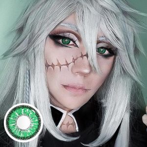 Coloredeye Genshin Impact Green Prescription Cosplay Colored Contact Lenses