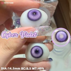 Coloredeye Cyber Violet Prescription Cosplay Colored Contact Lenses