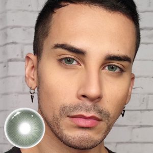 Coloredeye Eros Green Prescription Men Colored Contact Lenses