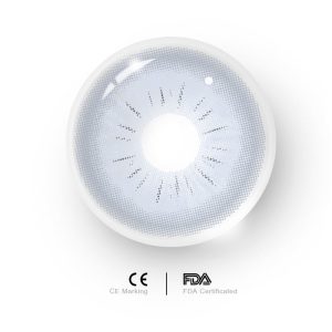 Coloredeye Neo Sunflower Grey Prescription Colored Contact Lenses