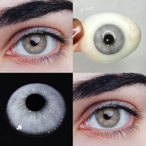 Coloredeye Rome Times Grey Prescription Men Colored Contact Lenses
