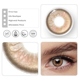 Coloredeye Viva Brown Prescription Colored Contact Lenses
