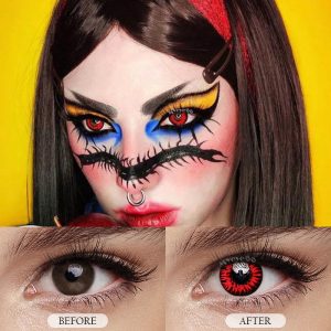Coloredeye Enchanted Black Cosplay Colored Contact Lenses