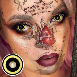 Coloredeye Nebulos Yellow Cosplay Colored Contact Lenses