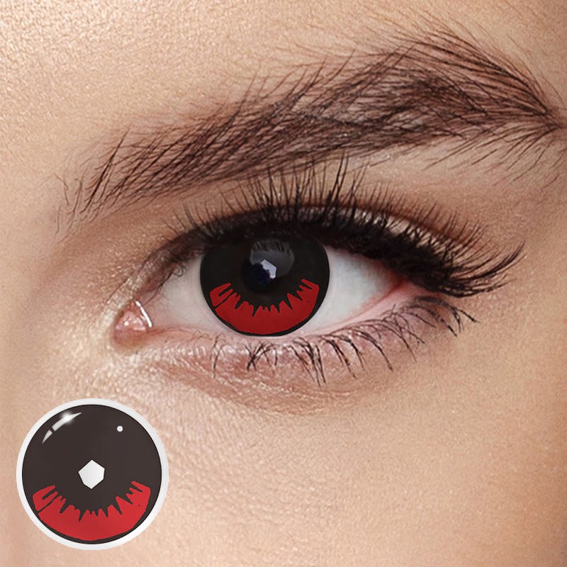 Coloredeye Blind Kamado Tanjirou Prescription Cosplay Colored Contact Lenses