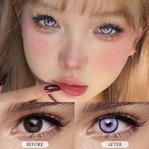 Coloredeye Cyber Violet Prescription Cosplay Colored Contact Lenses