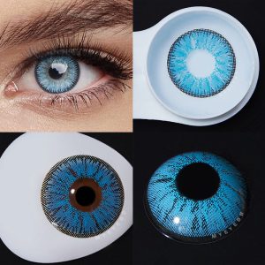 Coloredeye Wild Nature Blue Prescription Colored Contact Lenses