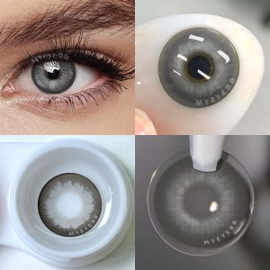 Coloredeye Dolly Grey Prescription Colored Contact Lenses