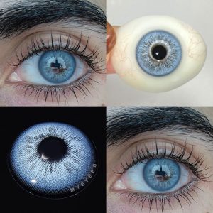 Coloredeye Unspoken Mirage Blue Prescription Men Colored Contact Lenses