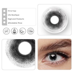 Coloredeye Midnight Mist Black Prescrition Cosplay Colored Contact Lenses