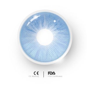 Coloredeye Iceberg Blue Prescription Colored Contact Lenses